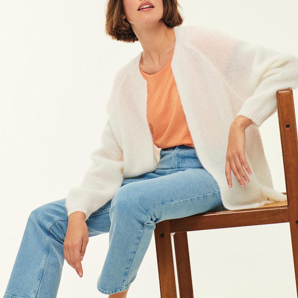 Bulotin Cardigan - Ecru