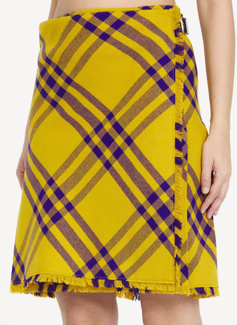 Burberry - Jupe - Yellow - Femme