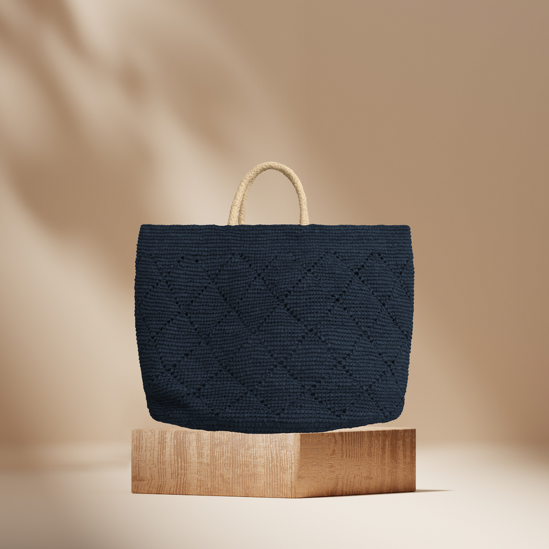 Bururi bag - Blue & Beige