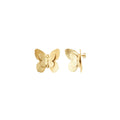 Boucles D'Oreilles Grand Modele Butterfly Dorées