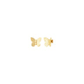 Boucles D'Oreilles Petit Modele Butterfly Dorées
