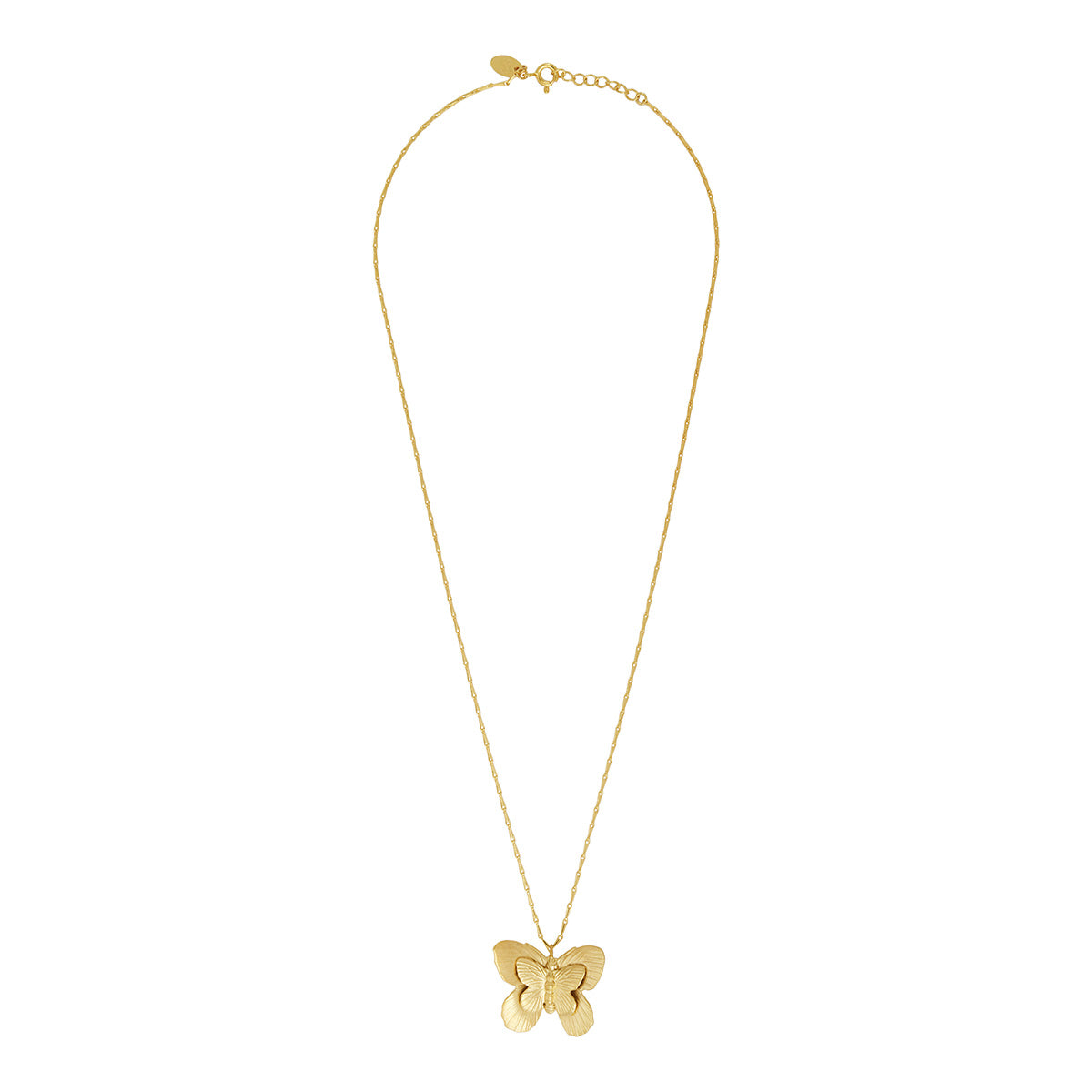 Collier Grand Modele Butterfly Doré