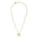 Collier Petit Modele Butterfly Doré