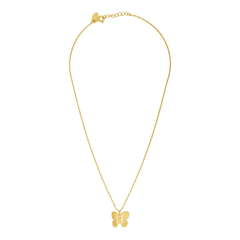 Collier Petit Modele Butterfly Doré