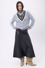 Small Butterfly Bandana - Black - Women