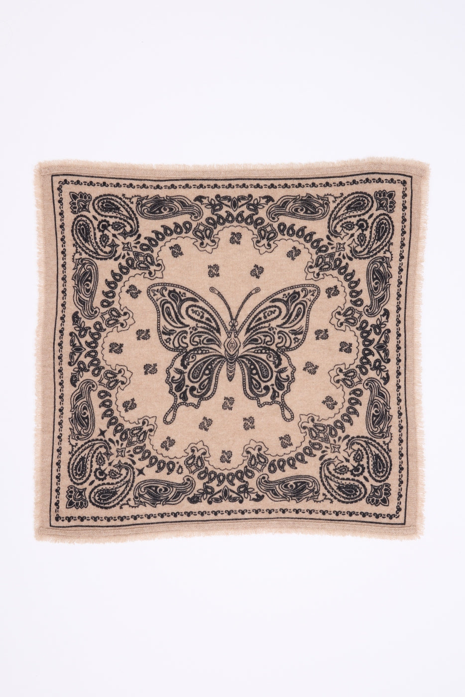 Petit Bandana Butterfly - Beige Creme - Femme