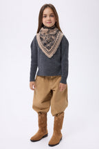 Bandana pequeño Butterfly - Beige crema - Niño
