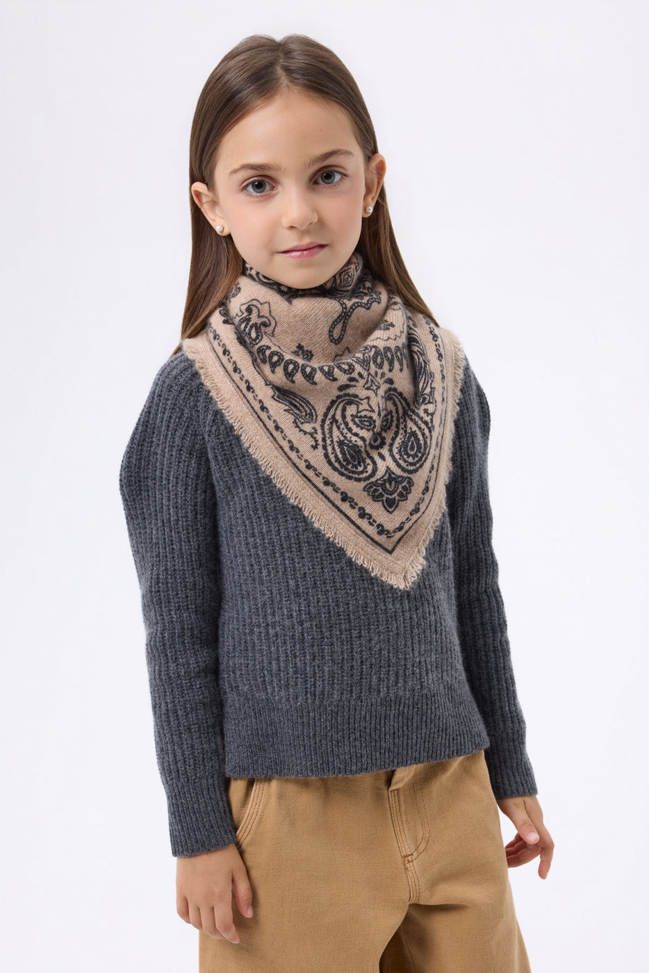 Bandana pequeño Butterfly - Beige crema - Niño