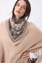 Petit Bandana Butterfly - Beige Creme - Femme