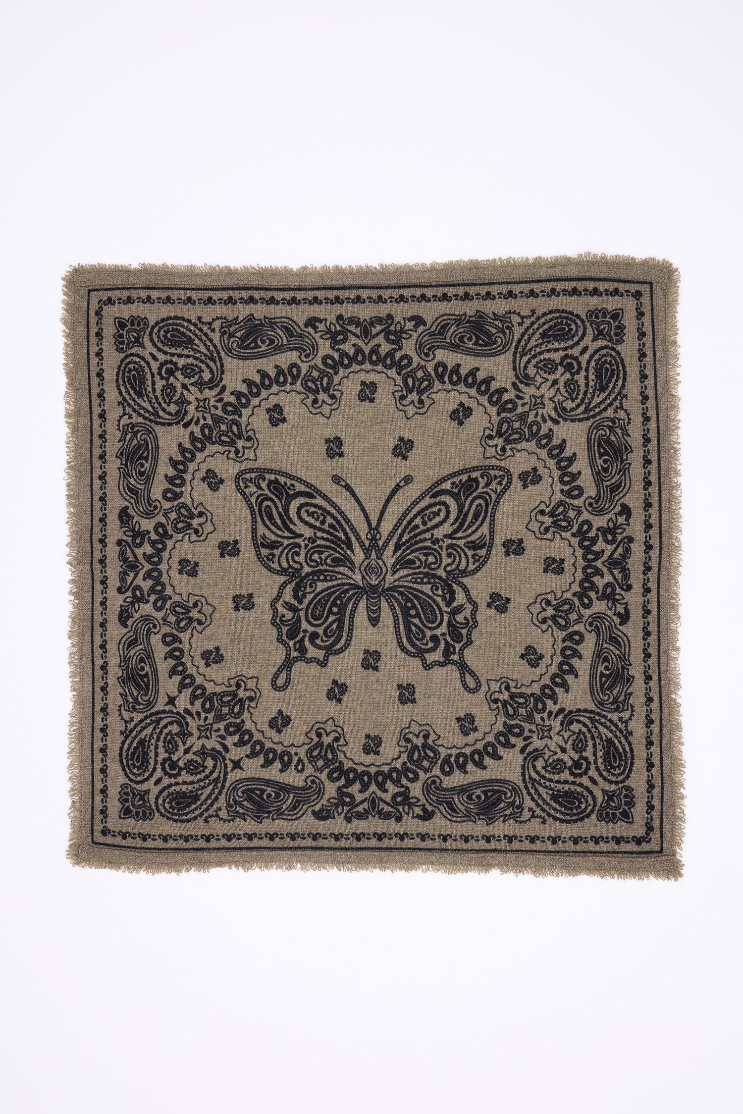 Bandana pequeño Butterfly - Caqui jaspeado - Mujer