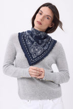 Bandana pequeño Butterfly - Azul marino - Mujer