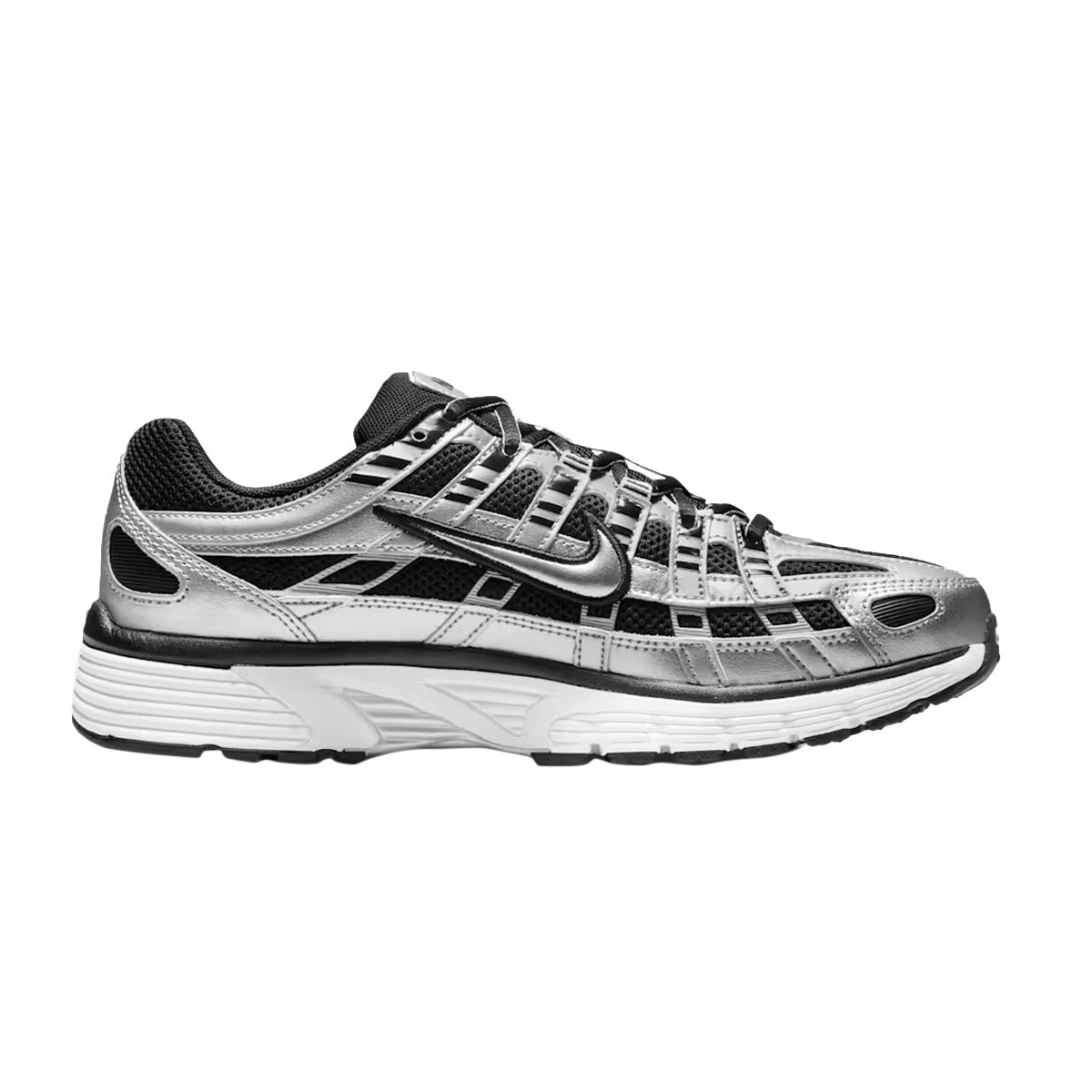 Baskets Femme Nike Wms P-6000 - Argent, Noir