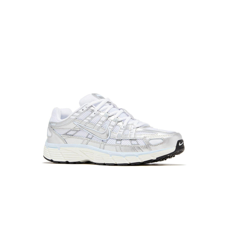 Nike P-6000 White Blue Tint Sail Metallic Silver (W)