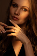 Bague "Coup De Foudre" Or Bicolore 375/1000