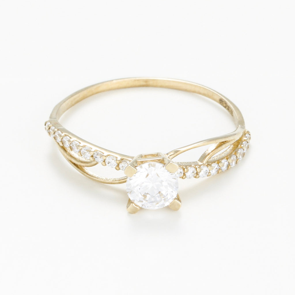 "Coup De Foudre" Ring - 375/1000 Yellow Gold