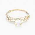 "Coup De Foudre" Ring - 375/1000 Yellow Gold