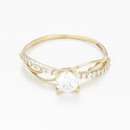 "Coup De Foudre" Ring - 375/1000 Yellow Gold
