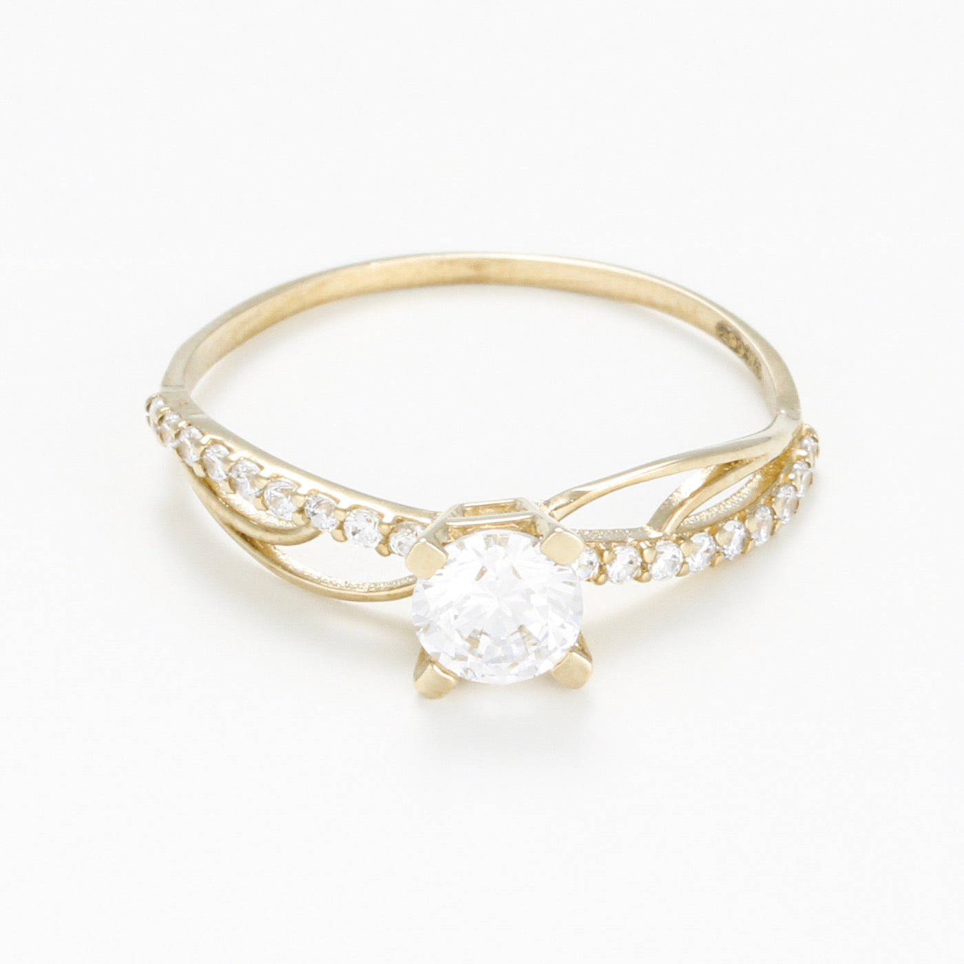 "Coup De Foudre" Ring - 375/1000 Yellow Gold