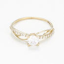 "Love at First Sight" Ring - 375/1000 Yellow Gold