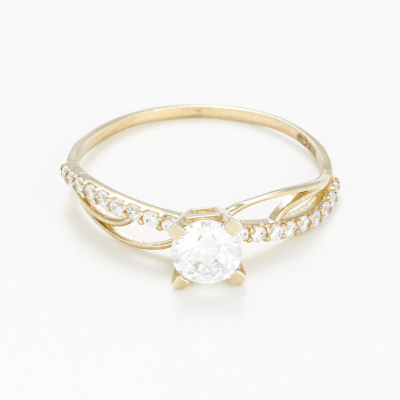 "Love at First Sight" Ring - 375/1000 Yellow Gold