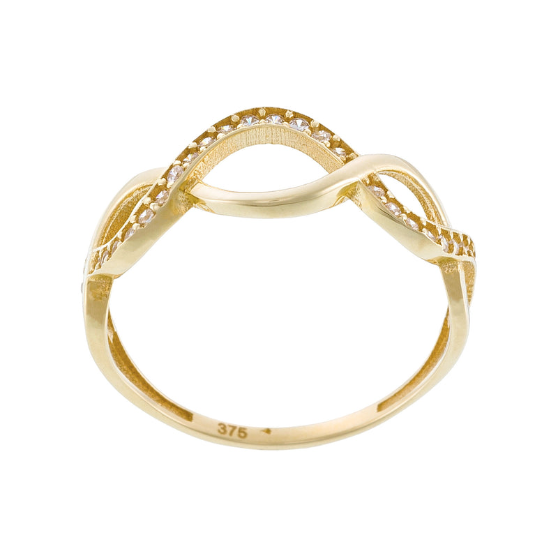 Bague "Liens Du Coeur" Or Jaune 375/1000