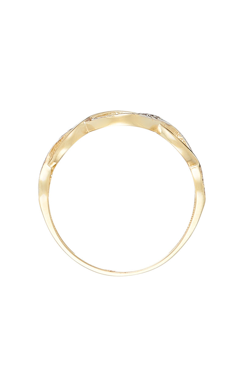 Bague "Liens Du Coeur" Or Jaune 375/1000