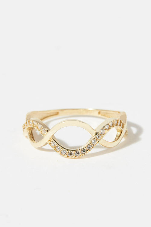 Bague "Liens Du Coeur" Or Jaune 375/1000