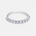 Anillo "Nadia" Tzn0.48/11 - Oro blanco 375/1000