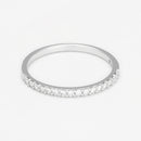 Bague "Color Alliance Diamant" D0,20/16 - Or Blanc 375/1000