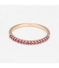 Anillo "Color Alliance Rodolita" - Rh0.28/16 - Oro rosa