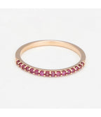 Anillo "Color Alliance Rodolita" - Rh0.28/16 - Oro rosa