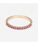 Bague "Color Alliance Rhodolite" - Rh0,28/16 - Or Rose