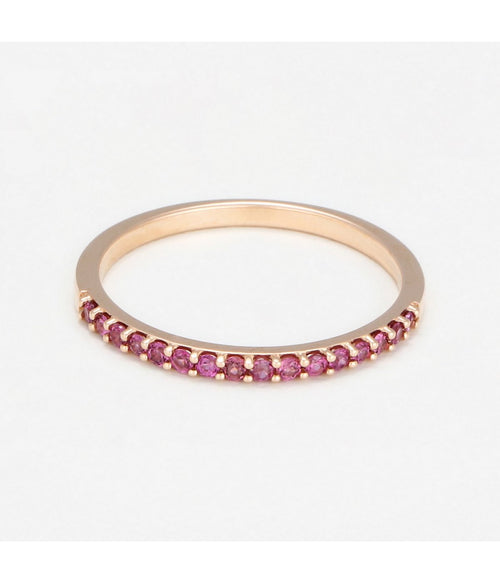 Bague "Color Alliance Rhodolite" - Rh0,28/16 - Or Rose