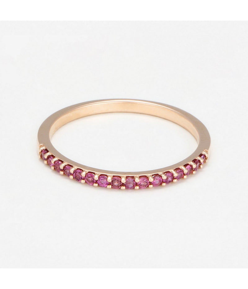 Bague "Color Alliance Rhodolite" - Rh0,28/16 - Or Rose