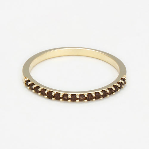 ANILLO "color alianza cuarzo ahumado" SQ0.18/16