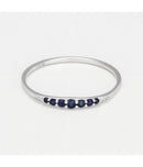 Bague "Bryan" - S0,12/7 - Or Blanc