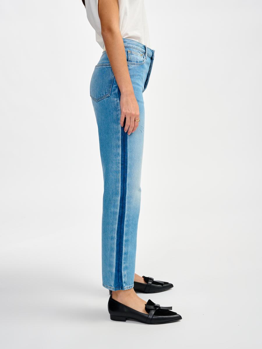 Jean - Popeye - Used Lt Blue - Femme