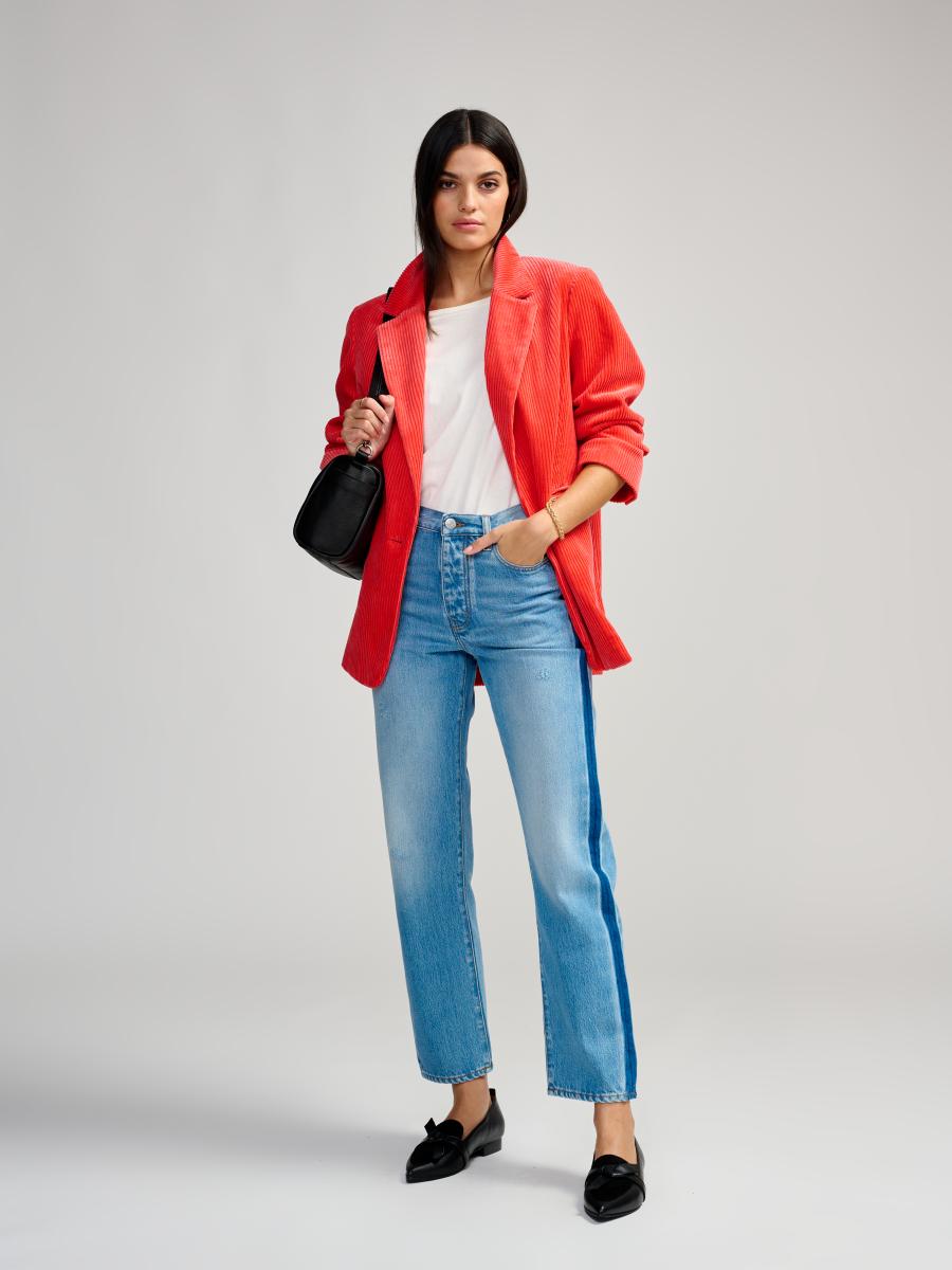 Jean - Popeye - Used Lt Blue - Femme