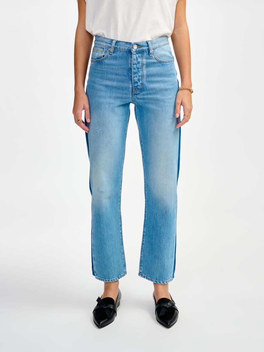 Jean - Popeye - Used Lt Blue - Femme