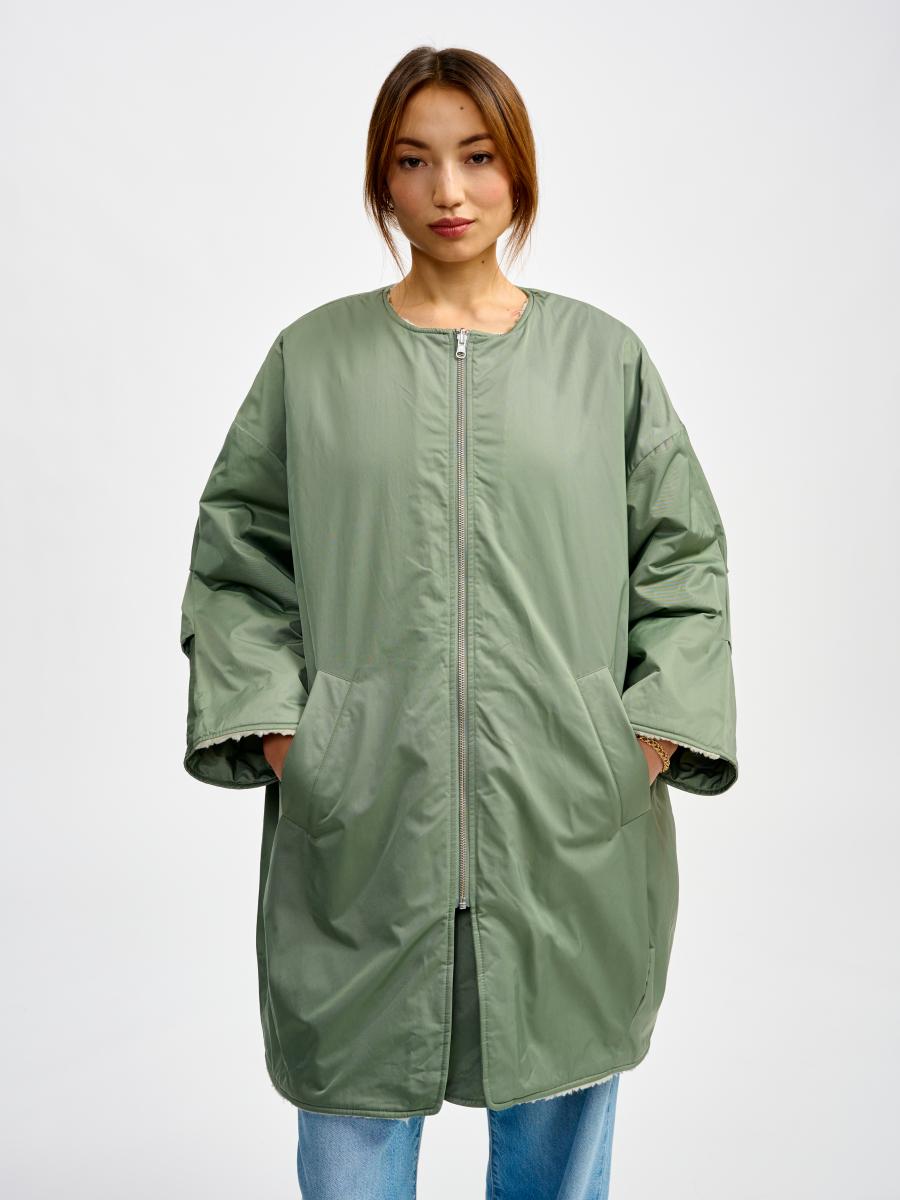 Coat - Hug - Eucalyptus - Women