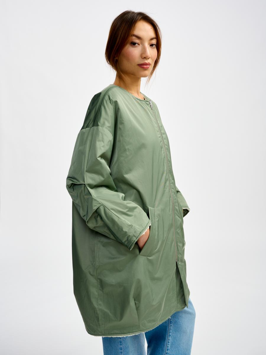 Coat - Hug - Eucalyptus - Women
