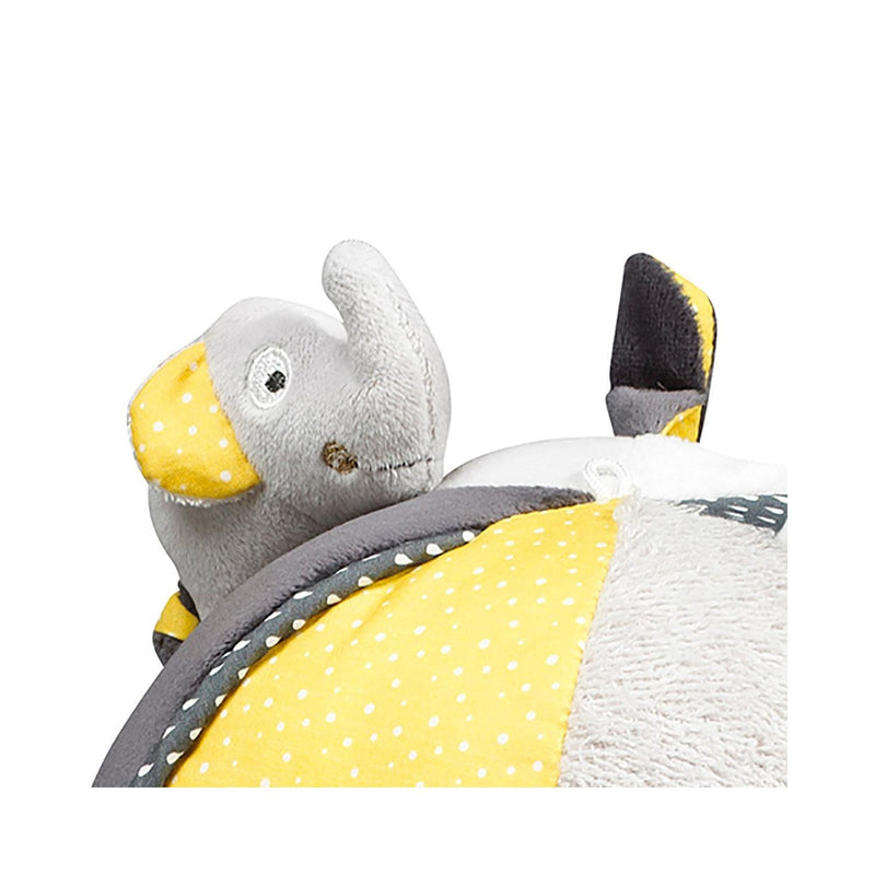 Balle D'Activité Bébé En Velours Gris