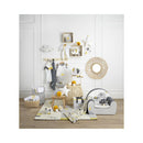 Cube D'Activités Bébé En Velours Gris