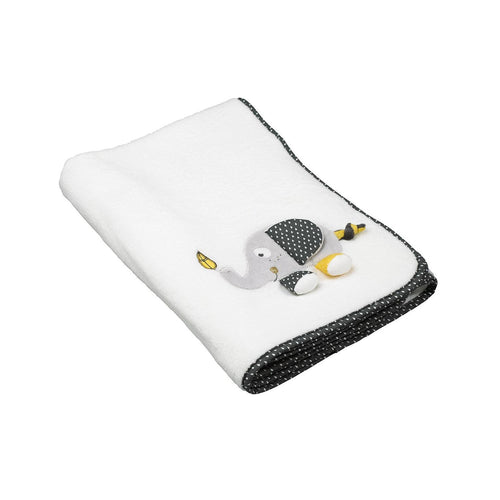 Couverture Bébé En Velours Blanc