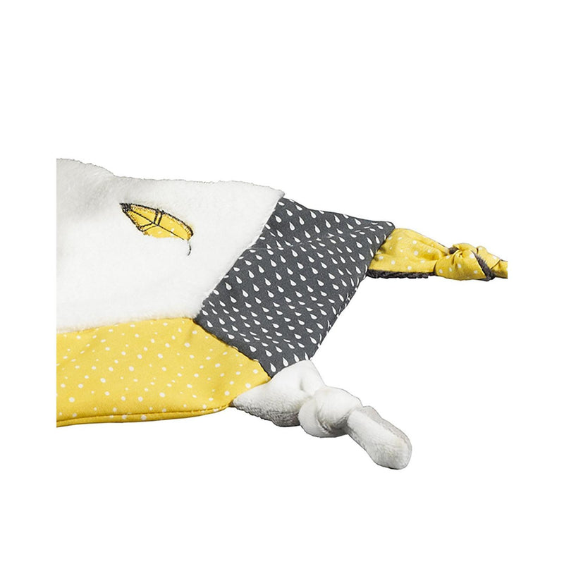 Doudou Mouchoir Eléphant En Velours Gris