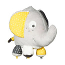 Jouet D'Activités Enfant Eléphant En Velours Gris