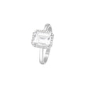 Anillo "Maestromantique" D0.08/26 & Tb 2.02/1 - Oro blanco 375/1000