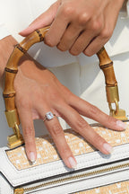 Bague "Maestromantique" Diamants 0,08/26 & Tb 2,02/1 - Or Blanc 375/1000