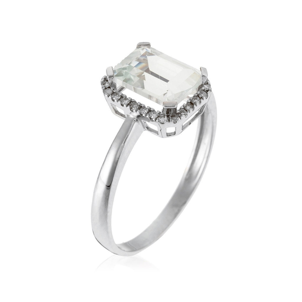 Anillo "Maestromantique" D0.08/26 & Tb 2.02/1 - Oro blanco 375/1000