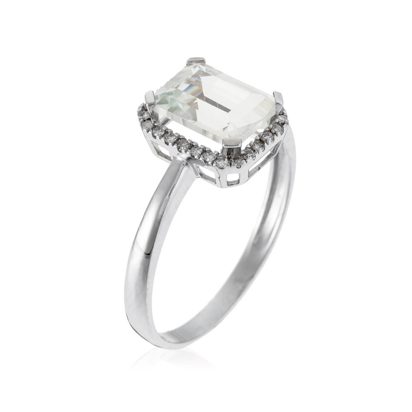 Anillo "Maestromantique" D0.08/26 & Tb 2.02/1 - Oro blanco 375/1000